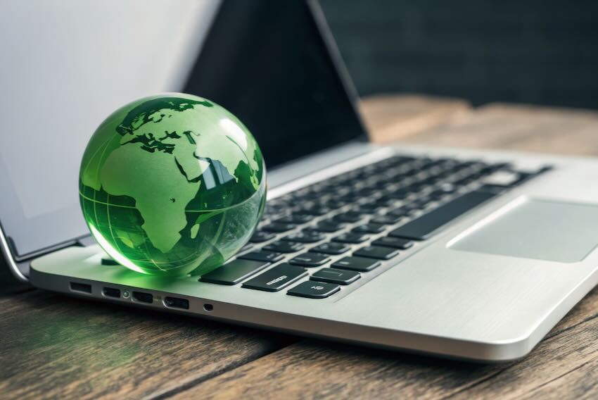 Green globe